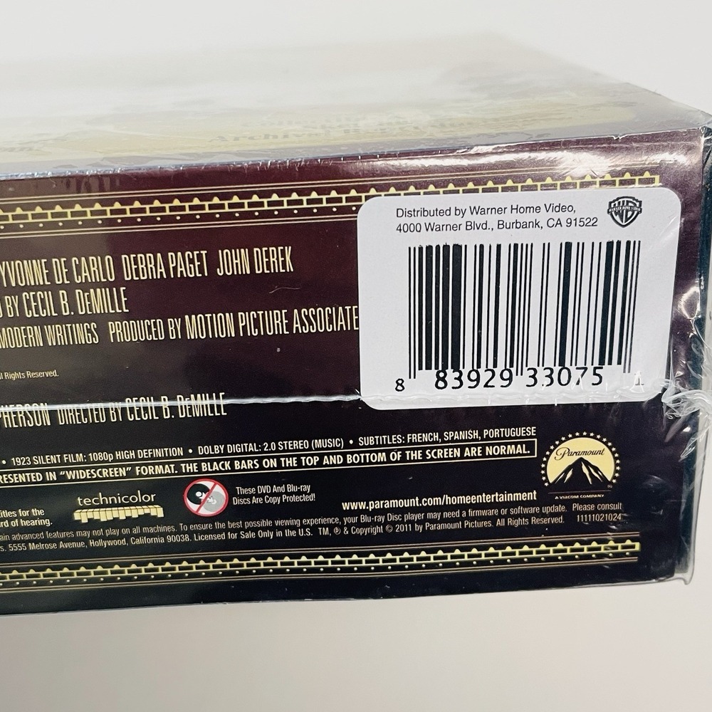 Sealed Ten Commandments Movie Cecil B. Demille Limited Edition DVD Box Set - Picture 6 of 6